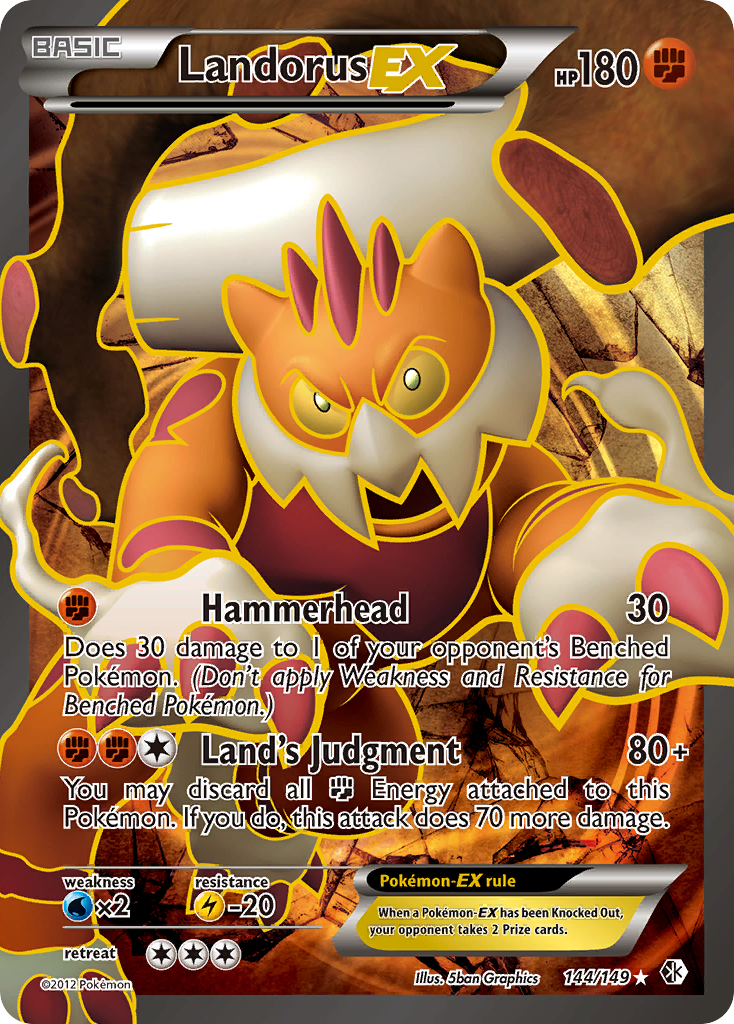 Boundaries Crossed Landorus EX #144/149